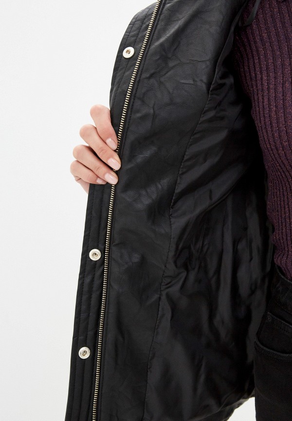 

Куртка кожаная River Island, Черный, River Island RTLAAD865402