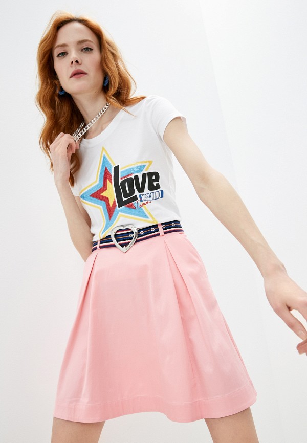 

Футболка Love Moschino, Белый