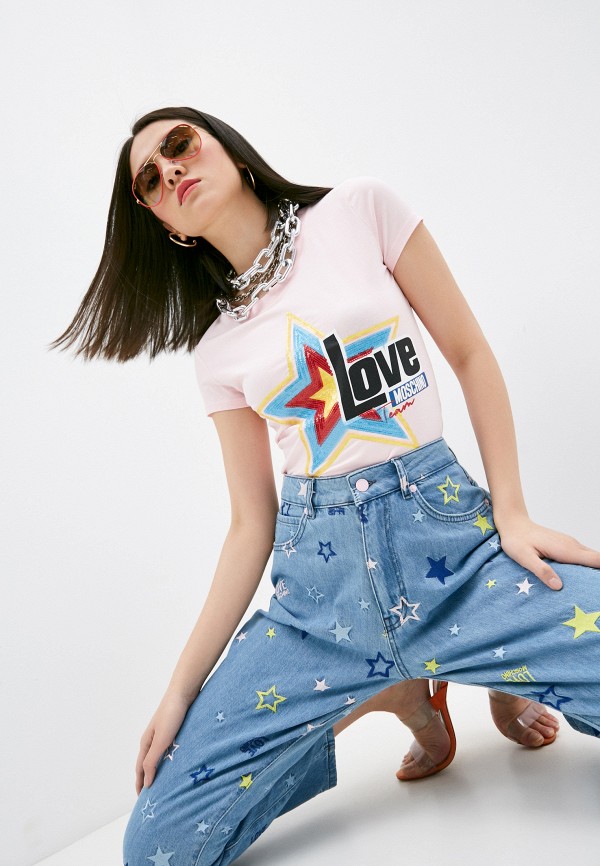 

Футболка Love Moschino, Розовый