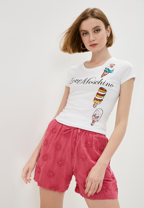 

Футболка Love Moschino, Белый