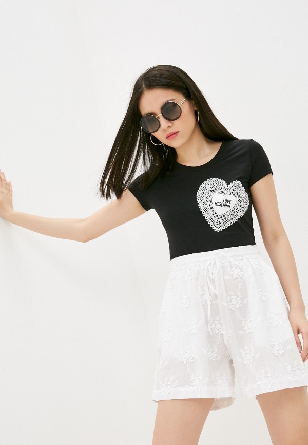

Футболка Love Moschino, Черный, Love Moschino RTLAAD963101