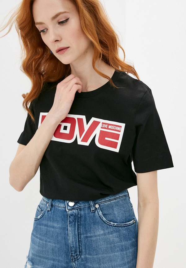 

Футболка Love Moschino, Черный