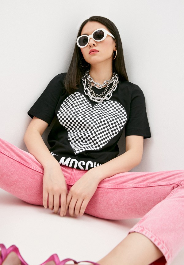 

Футболка Love Moschino, Черный
