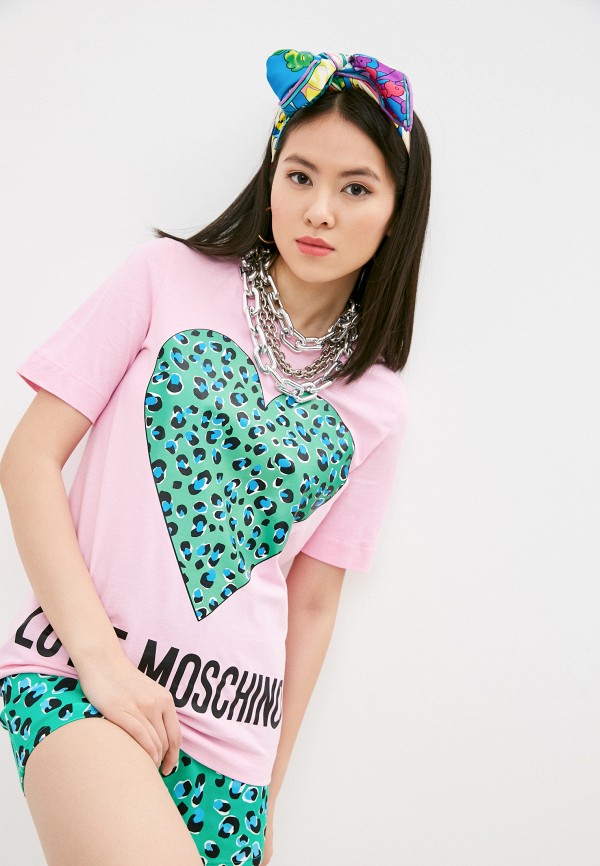

Футболка Love Moschino, Розовый