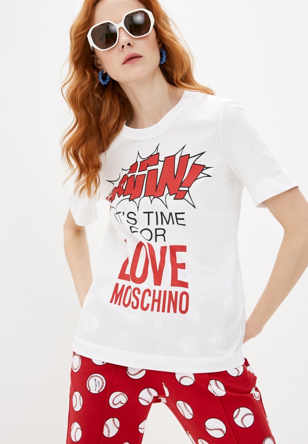 

Футболка Love Moschino, Белый