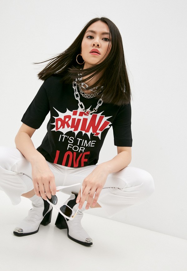 

Футболка Love Moschino, Черный