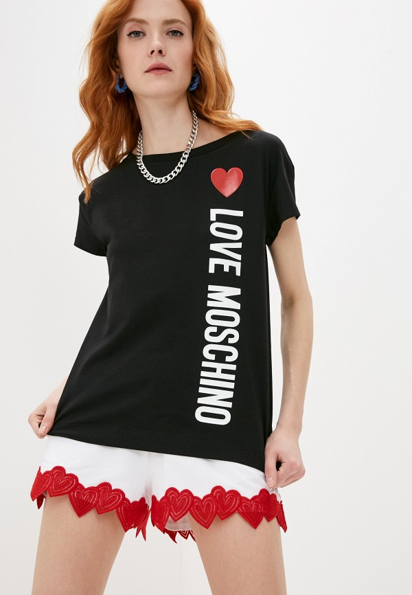 

Футболка Love Moschino, Черный