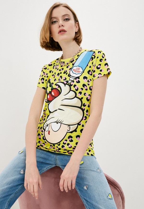 

Футболка Love Moschino, Желтый