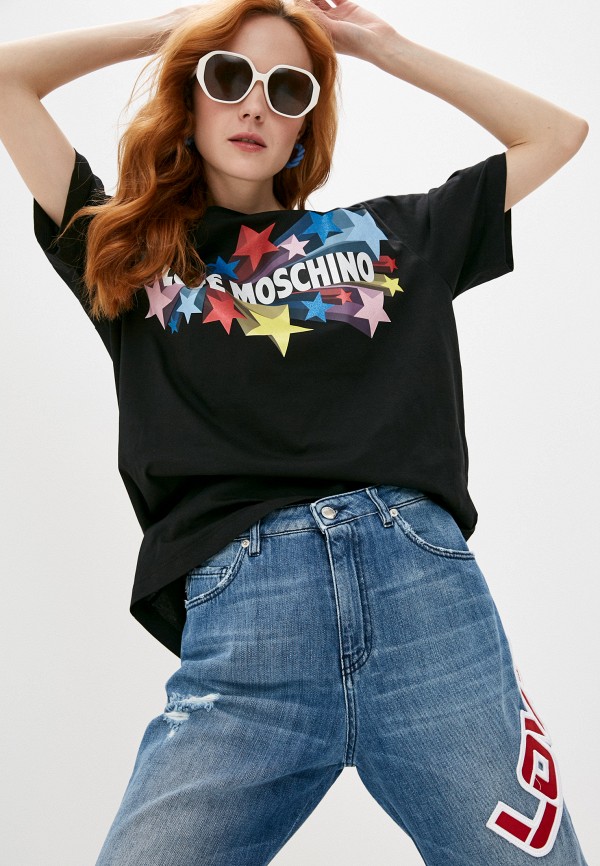 

Футболка Love Moschino, Черный