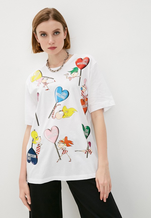 

Футболка Love Moschino, Белый