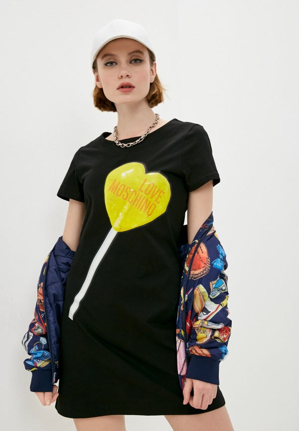 

Платье Love Moschino, Черный, Love Moschino RTLAAD968401