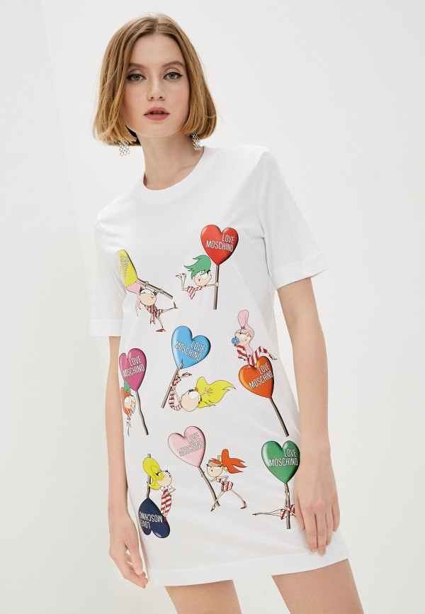 

Платье Love Moschino, Белый