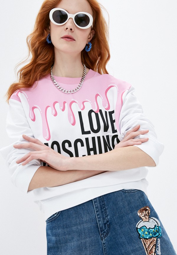

Свитшот Love Moschino, Белый