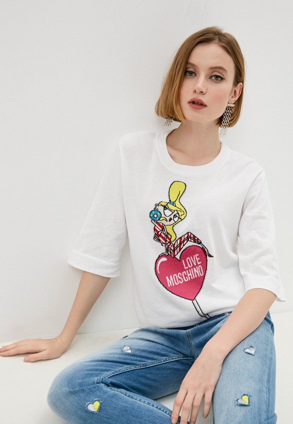 

Джемпер Love Moschino, Белый, Love Moschino RTLAAD975801