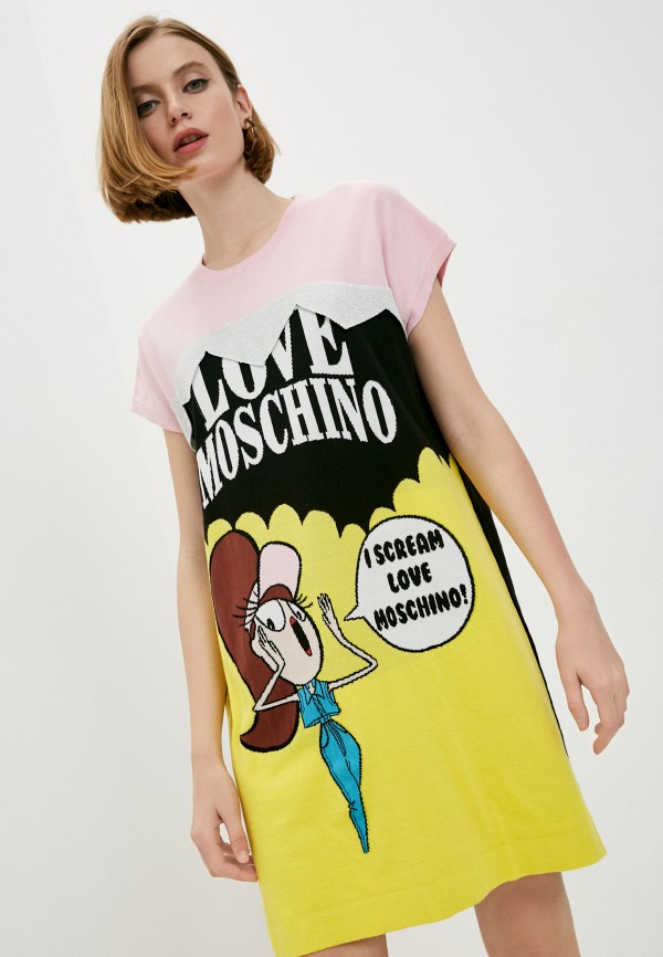 

Платье Love Moschino, Разноцветный