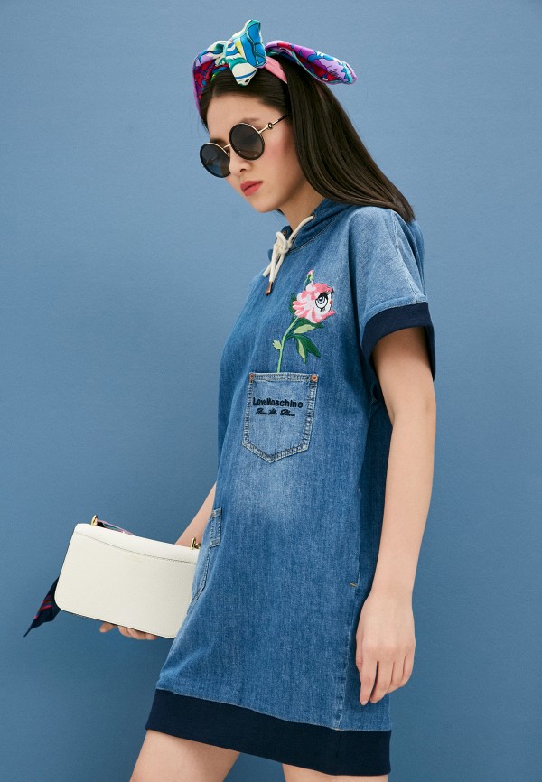 фото Платье джинсовое love moschino