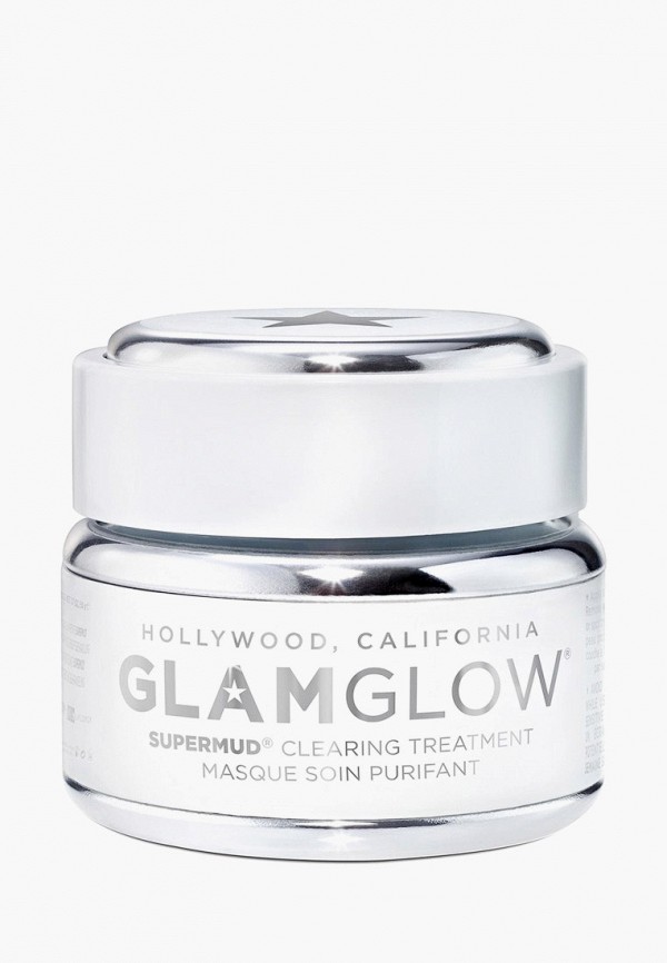 

Маска для лица Glamglow, Белый, очищающая Supermud 50 мл