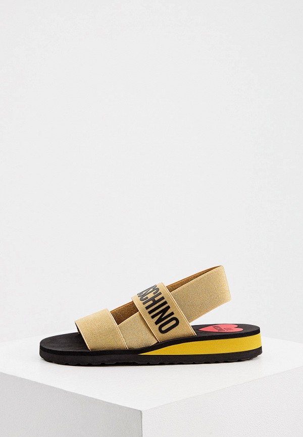 

Сандалии Love Moschino, Золотой
