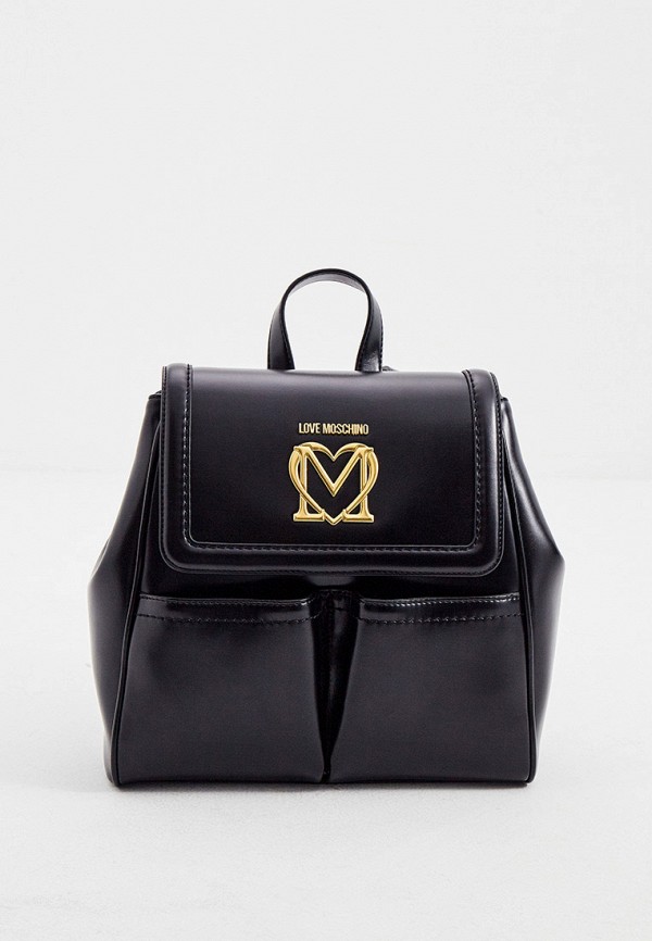 

Рюкзак Love Moschino, Черный, и шарф-повязка 100х15 см