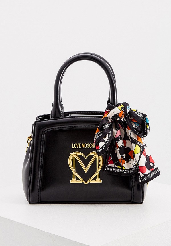 

Сумка Love Moschino, Черный, с шарфом-платком 15х100 см