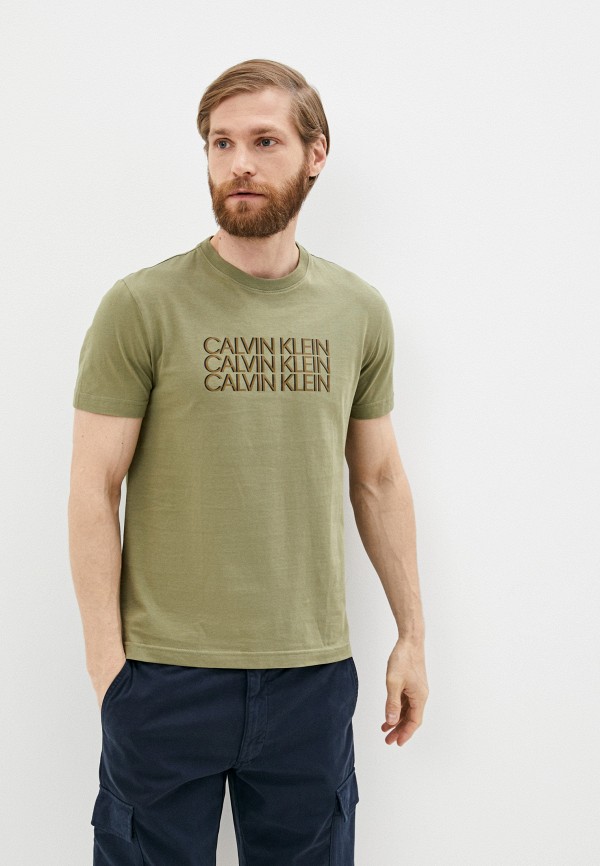 

Футболка Calvin Klein, Хаки