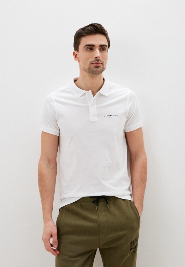 

Поло Tommy Hilfiger, Белый