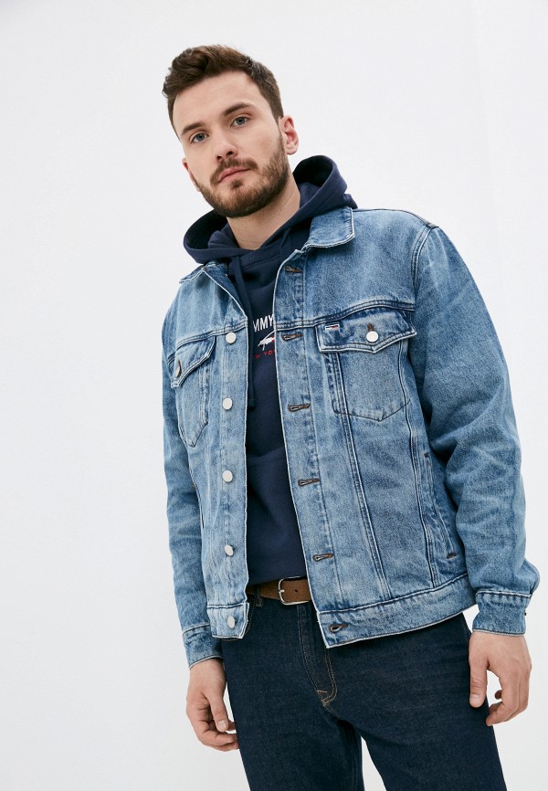 

Куртка джинсовая Tommy Jeans, Голубой, Oversize