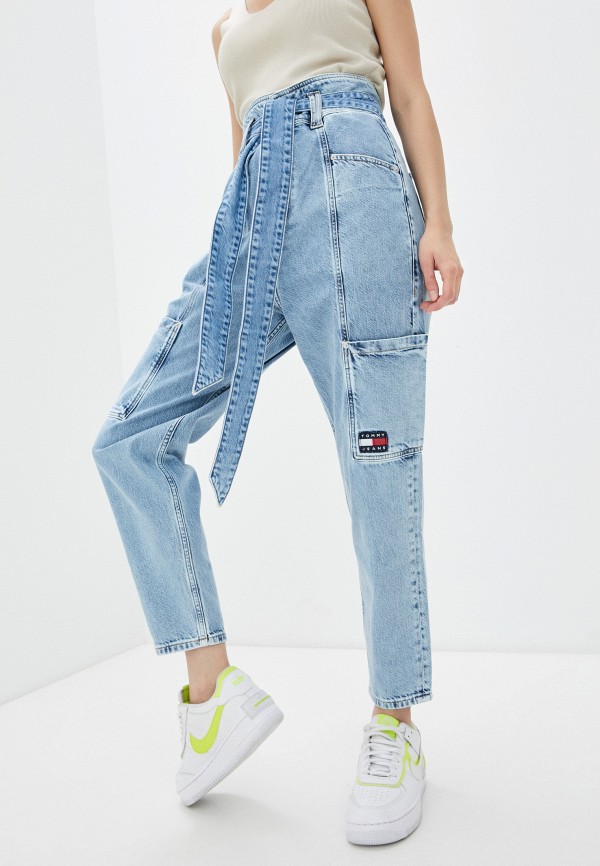 

Джинсы Tommy Jeans, Голубой, NEW PAPERBAG MOM JEAN