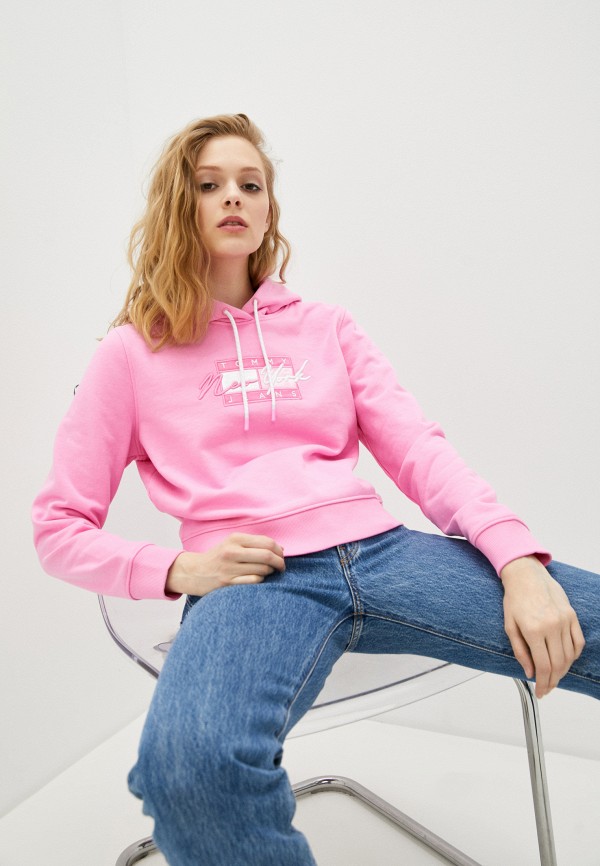 

Худи Tommy Jeans, Розовый