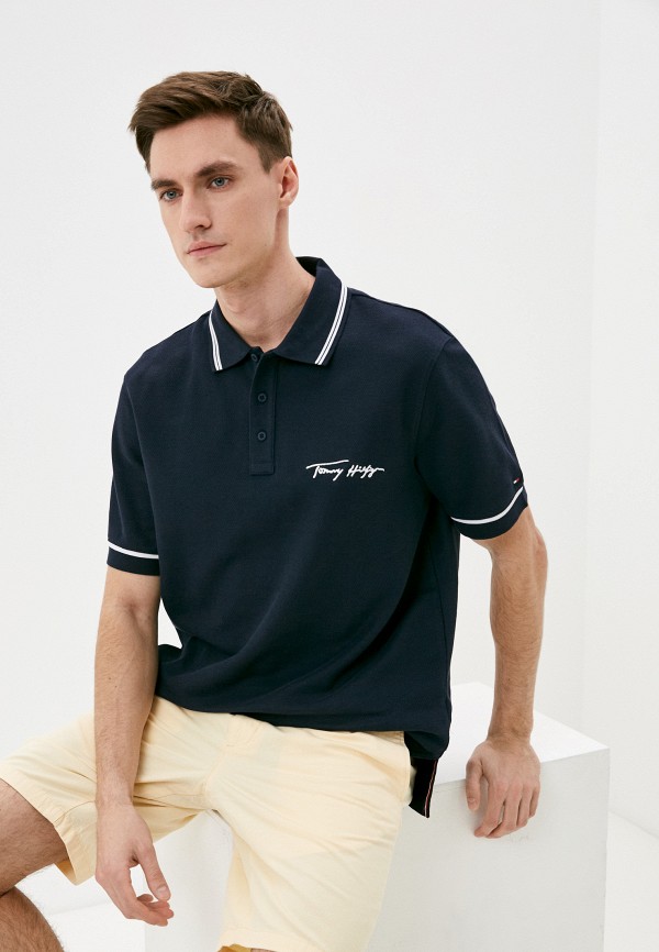 

Поло Tommy Hilfiger, Синий