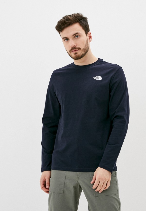 

Лонгслив The North Face, Синий, M L/S RED BOX TEE