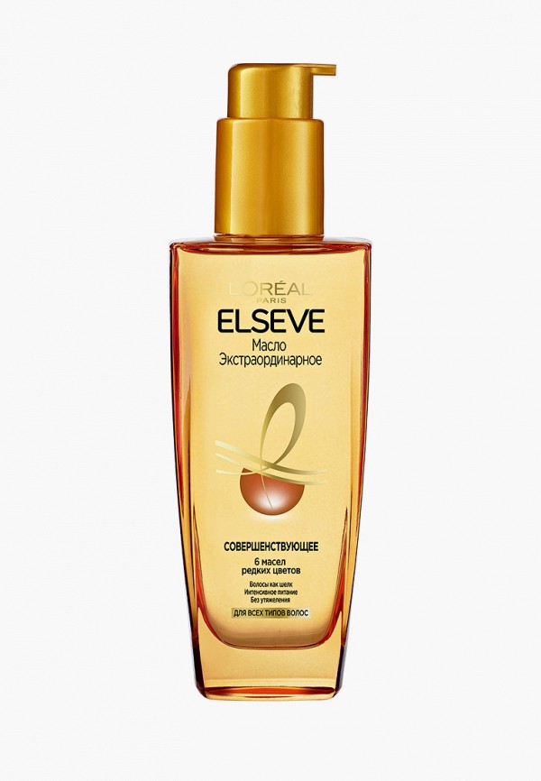 

Масло для волос L'Oreal Paris, Прозрачный, экстраординарное 6 редких масел, 100 мл