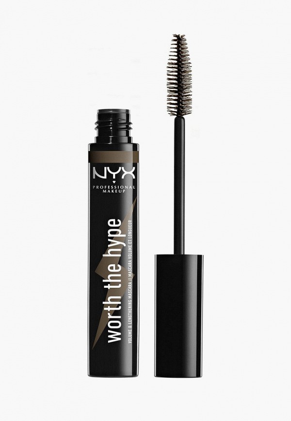 

Тушь для ресниц Nyx Professional Makeup, Коричневый, WORTH THE HYPE VOLUMIZING & LENGTHENING COLORED MASCARA Оттенок 02
