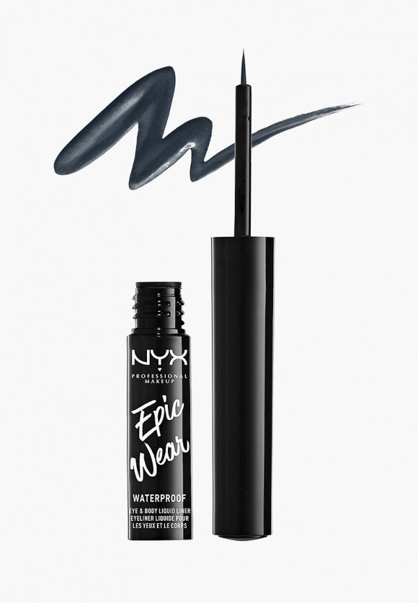 

Подводка для глаз Nyx Professional Makeup, Серый, EPIC WEAR EYE & BODY LIQUID LINER, оттенок 03, STONE FOX, матовый, темно-серый