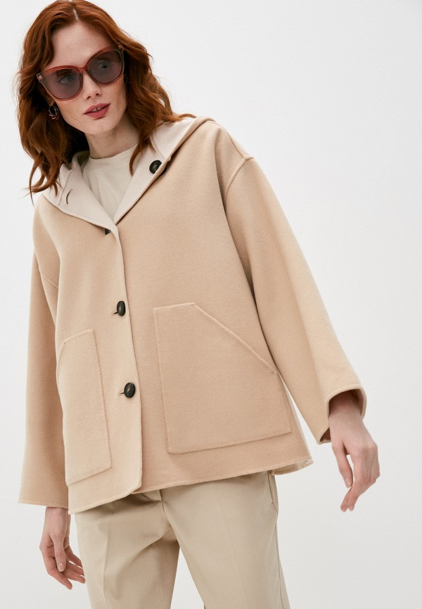 

Полупальто Weekend Max Mara, Бежевый, revercible JOLLY