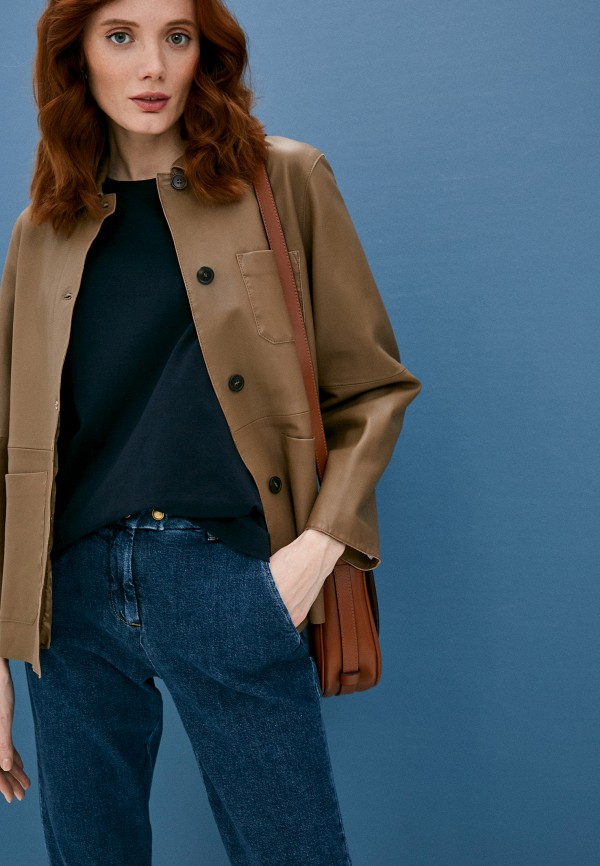 фото Куртка кожаная weekend max mara