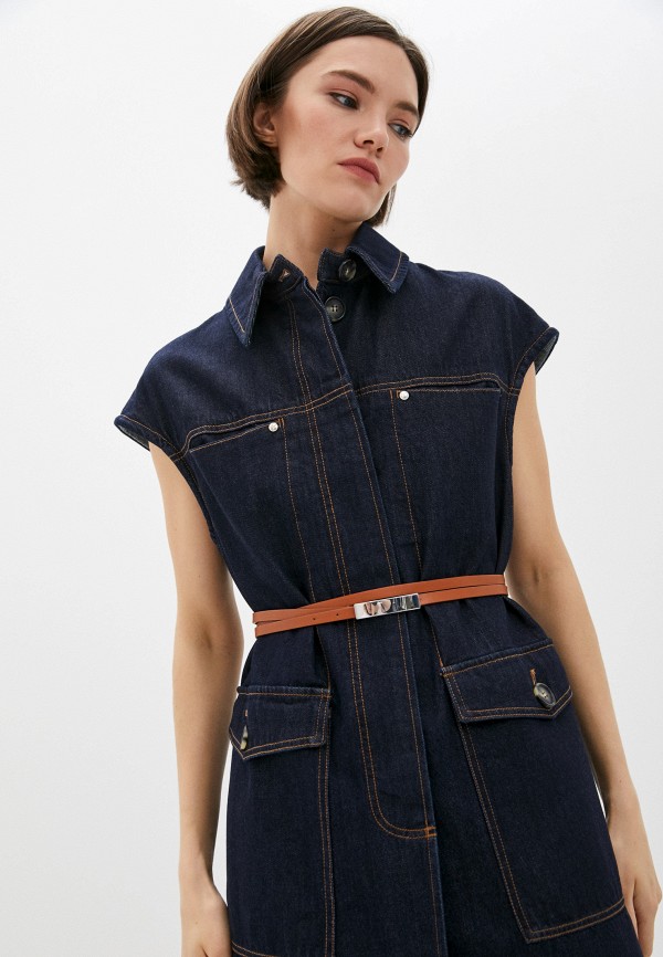 

Платье джинсовое Sportmax, Синий, FANFARA