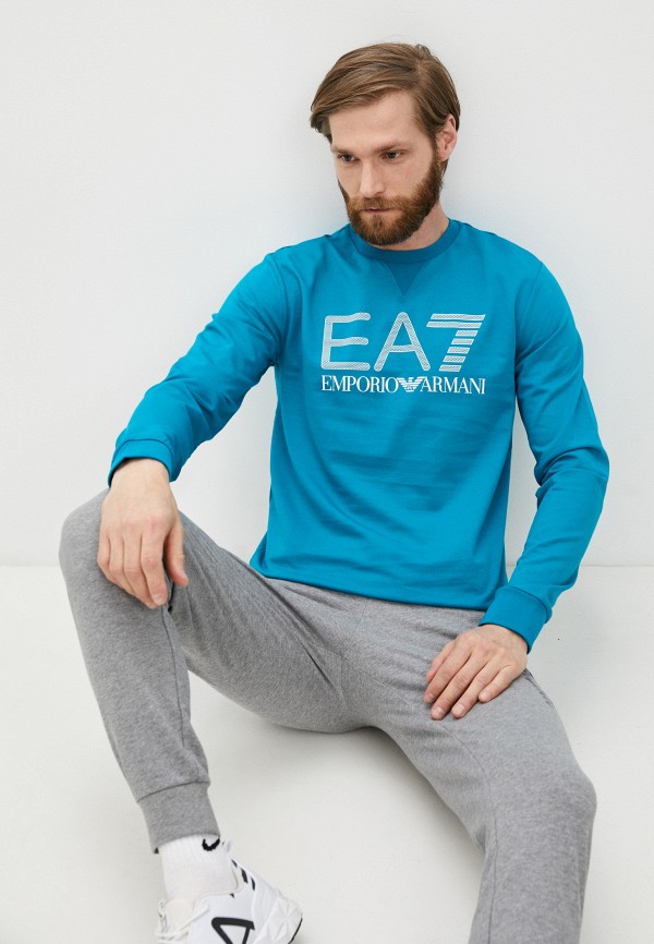 

Свитшот EA7, Бирюзовый