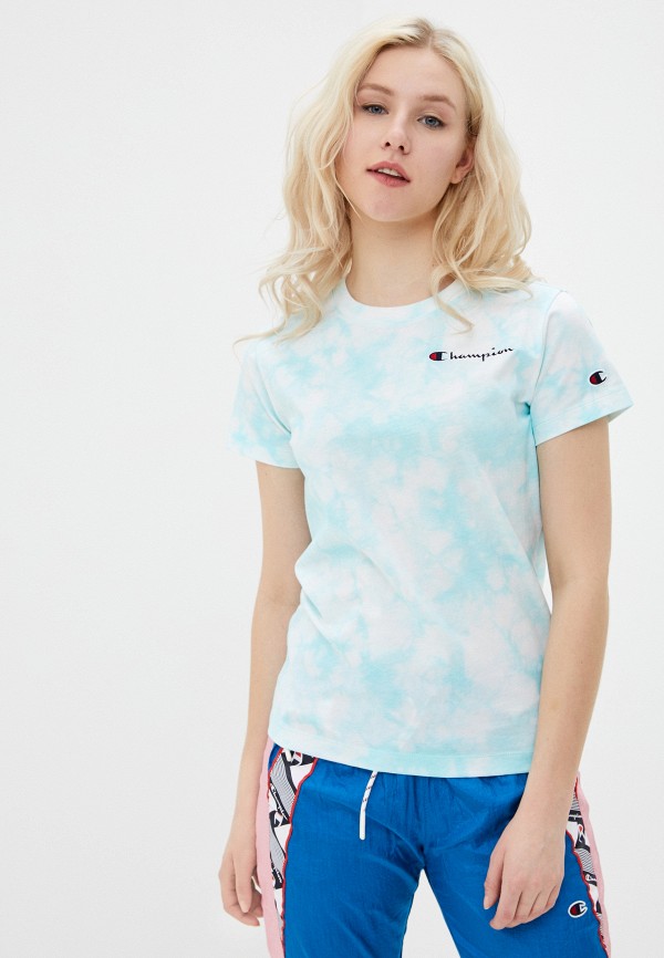 

Футболка Champion, Бирюзовый, LEGACY Crewneck T-Shirt