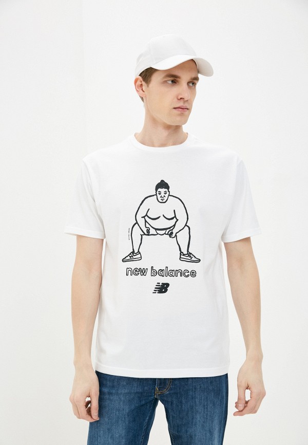 

Футболка New Balance, Белый, NB ATHLETICS N GRAPH STANCE T