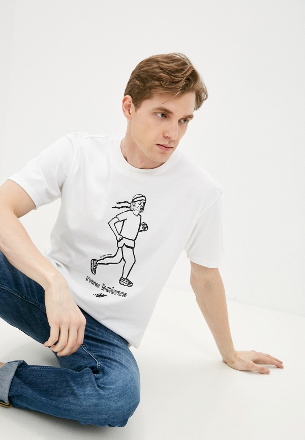 

Футболка New Balance, Белый, NB ATHLETICS N GRAPH RETRO RUNNER T