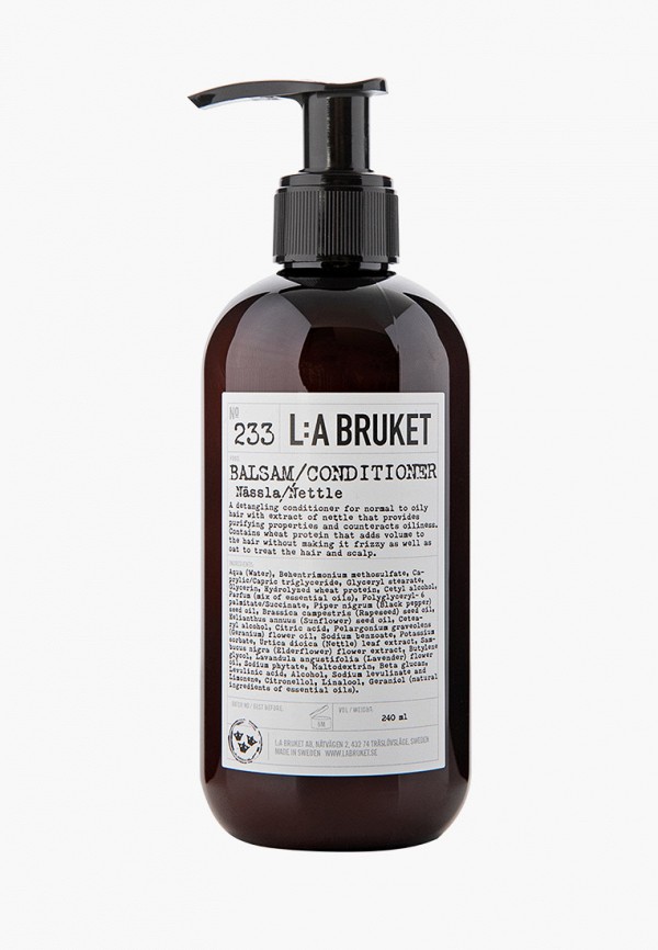 

Кондиционер для волос La Bruket, Белый, 233 NÄSSLA/NETTLE 240 ml