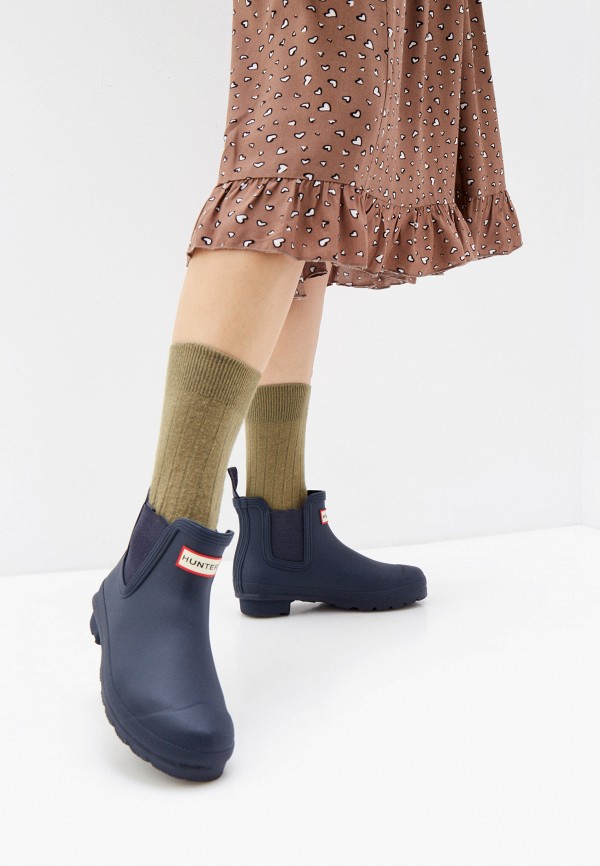 фото Резиновые полусапоги hunter