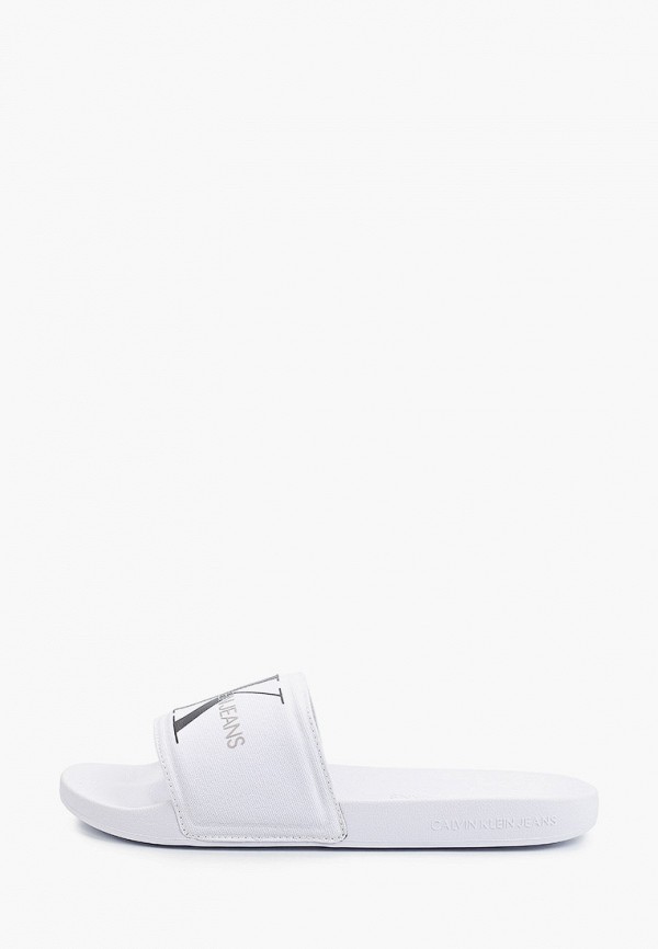 

Сандалии Calvin Klein Jeans, Белый, SLIDE MONOGRAM CO