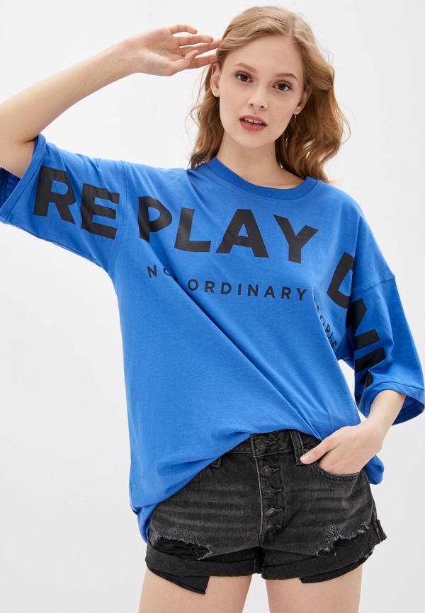 

Футболка Replay, Синий