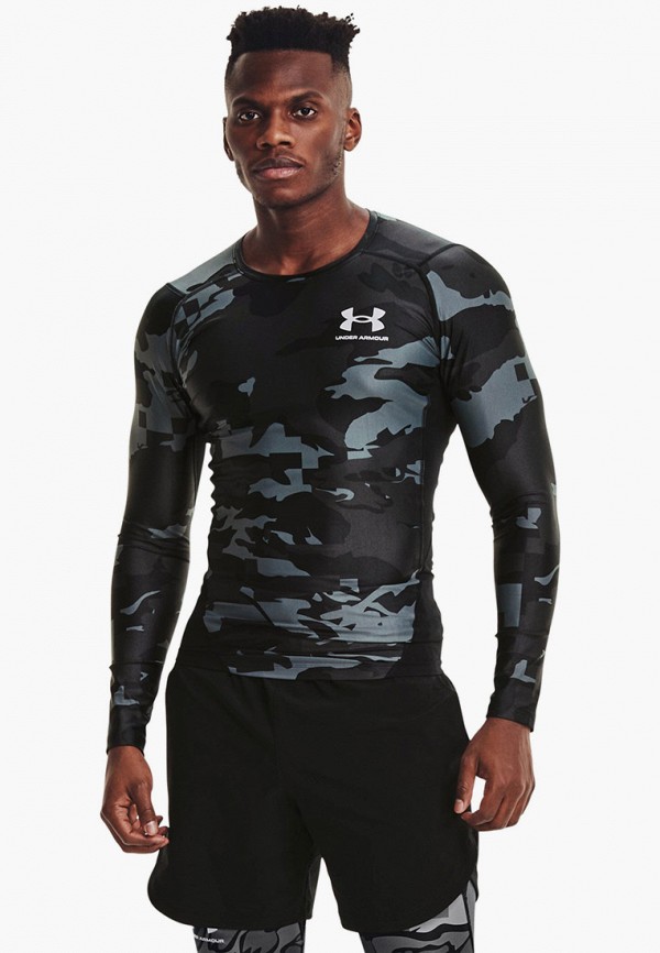 

Лонгслив спортивный Under Armour, Черный, UA HG IsoChill Comp Print LS