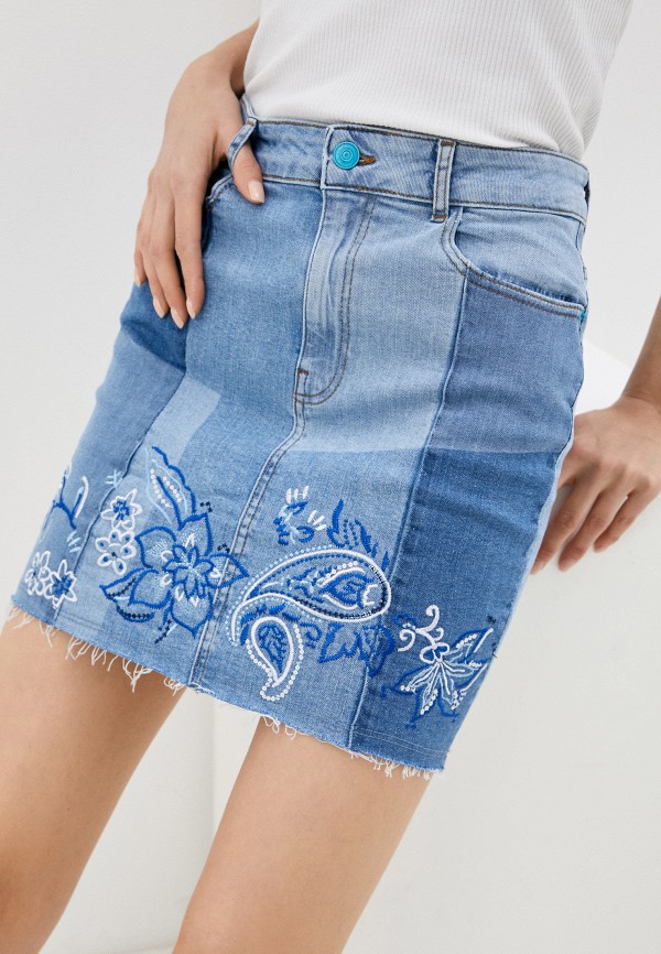 

Юбка джинсовая Desigual, Голубой