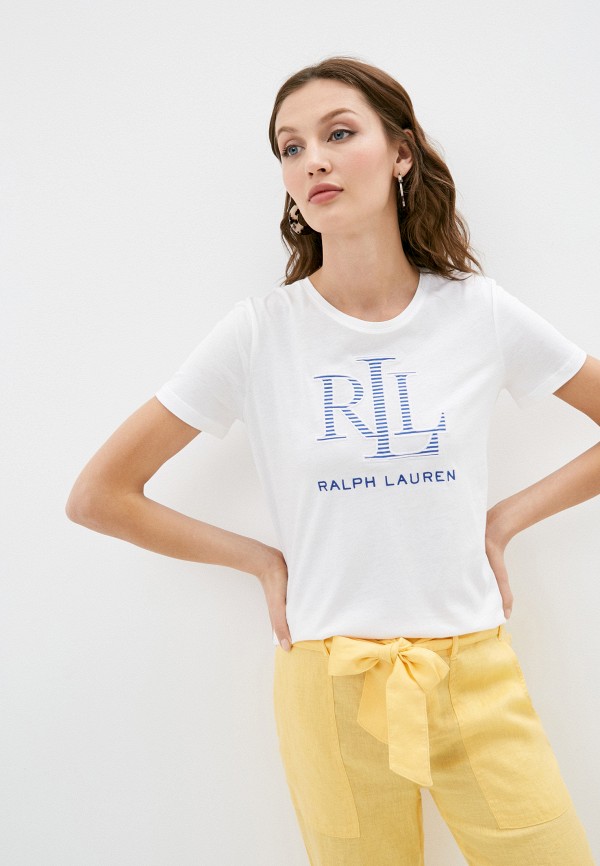 

Футболка Lauren Ralph Lauren, Белый, Lauren Ralph Lauren RTLAAE615701