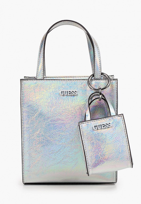 

Сумка и брелок Guess, Серебряный