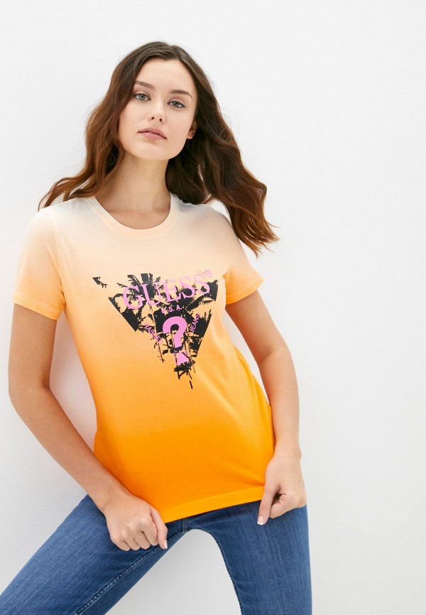 

Футболка Guess Jeans, Оранжевый